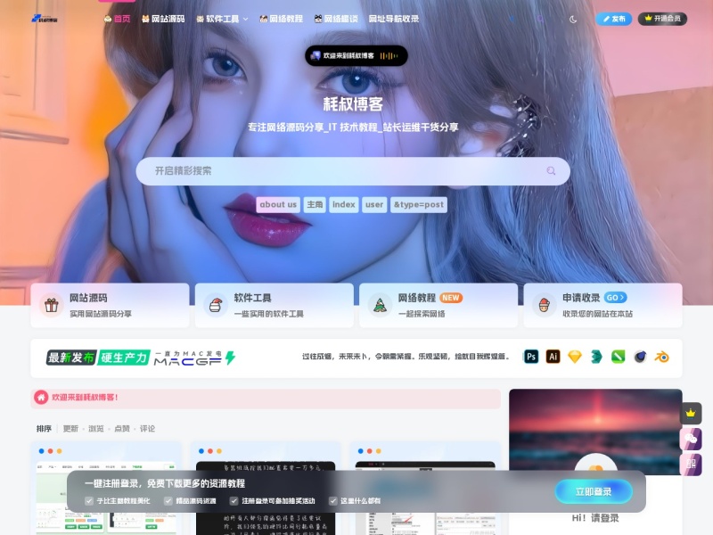 耗叔博客